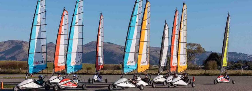 Christchurch: Blokart Land-sailing
