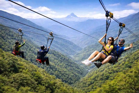Pokhara: Zipline Adventure Tour with Hotel Transfers