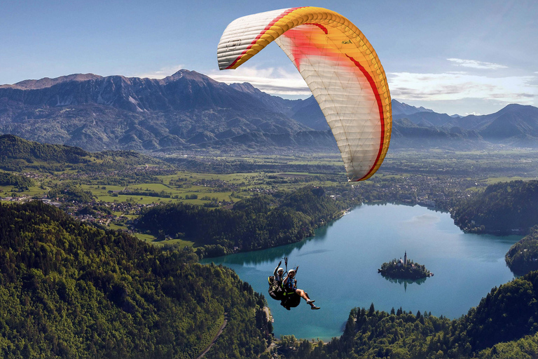 Bled: Tandem Paragliding Experience over Lake Bled