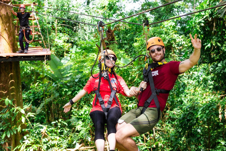 Khao Lak: Ethical Elephant, Zipline & ATV Premium Combo