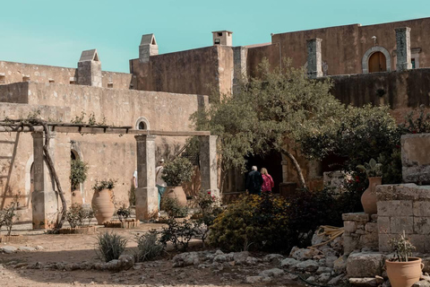 Rethymno: Gola di Patsos, Diga di Potamon e Monastero di Arkadi