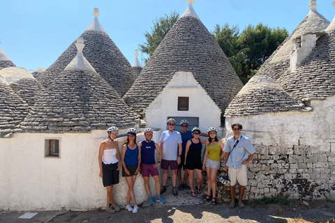 e-bike ring tour between Locorotondo and Martina Franca e-bike tour Locorotondo, Martina Franca and visit to a dairy