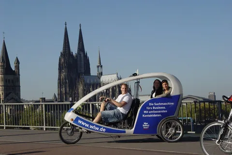 Köln: Rikscha-Stadtrundfahrt perpedalo