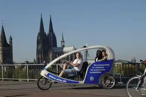 Köln: Rikscha-Stadtrundfahrt perpedalo