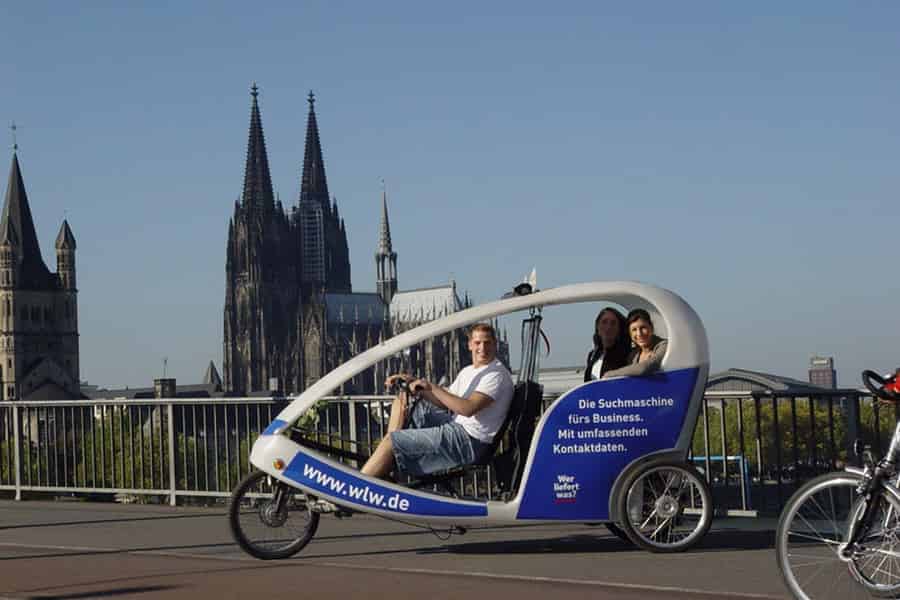 Köln: Rikscha-Stadtrundfahrt perpedalo. Foto: GetYourGuide