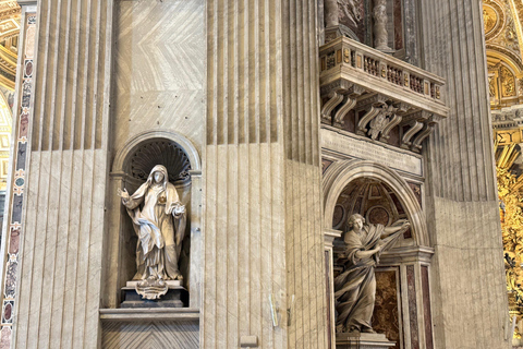St. Peter's Basilica Audio Guided Tour With Dome Climb Without Elevator