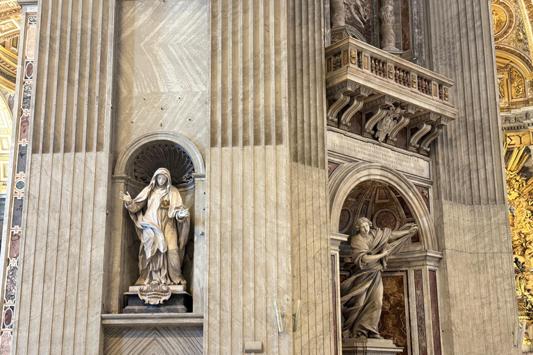 St. Peter's Basilica Audio Guided Tour With Dome Climb Without Elevator