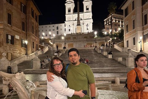 Rome by Night: Enchanting Golf Cart Tour with Wine, Cocktails, and History