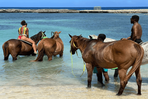 ATV, Bamboo Rafting & Horseback Ride Tour From Montego Bay ATV, Bamboo Rafting & Horseback Ride Combo