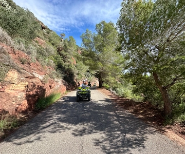 Salou: off-road begeleide quadsafari met hotelovername