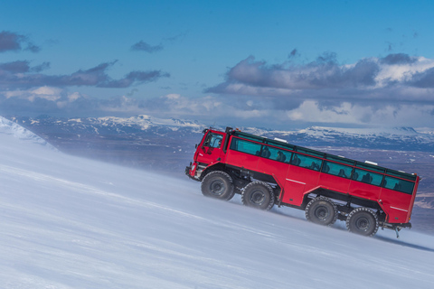 Gullfoss : Visite de la grotte de glace et du glacier en Glacier Monster Truck