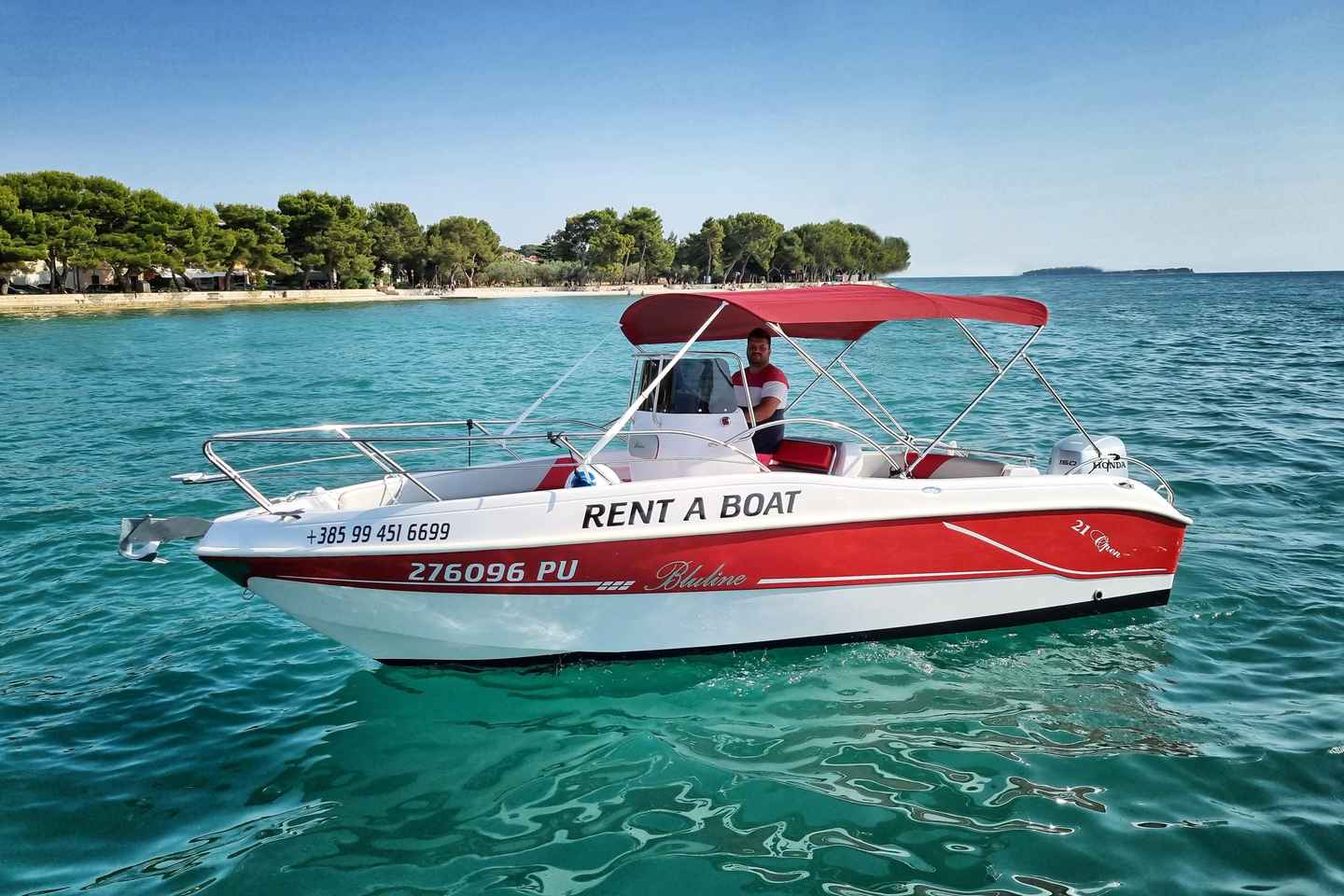 From Fazana: Private sunset dolphin tour