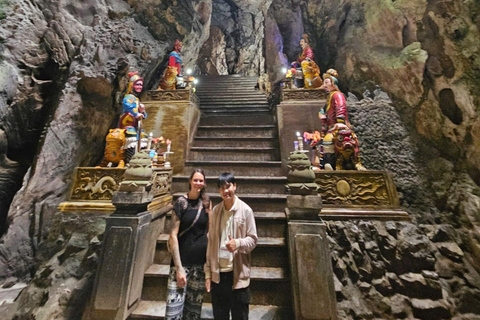 Da Nang Montaña de Mármol, Puente del Dragón, Playa Excursión en moto