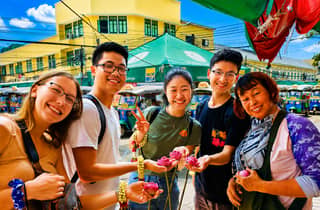 Bangkok: Die 3-in-1-CHOB-Tour TUK TUK + Boot + Lebensmittelverkostung