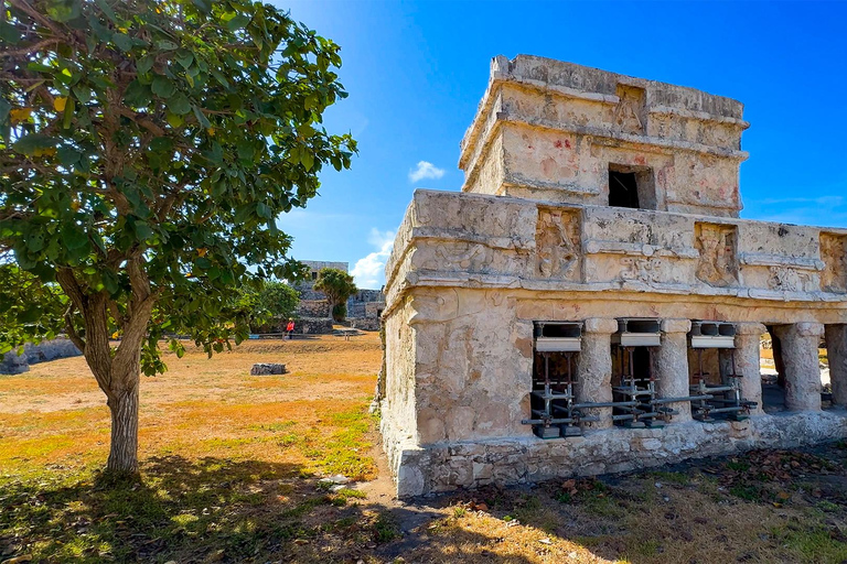 De Cancun: Excursão de um dia a Tulum e Chichen Itza com CenoteVisita com serviço de busca no hotel em Cancún