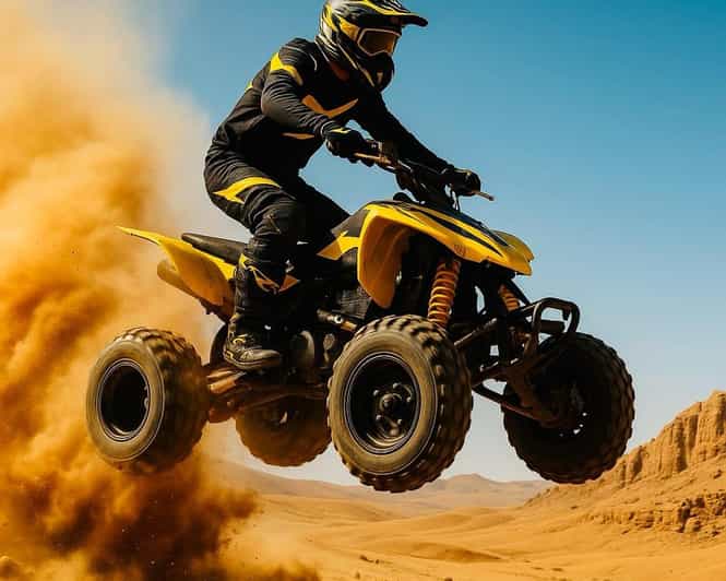 Marrakech : dîner-spectacle dans le désert d'Agafay avec quad et chameau - quad