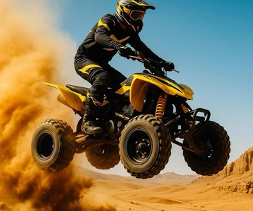Marrakech: Cena spettacolo nel deserto di Agafay con quad e cammello