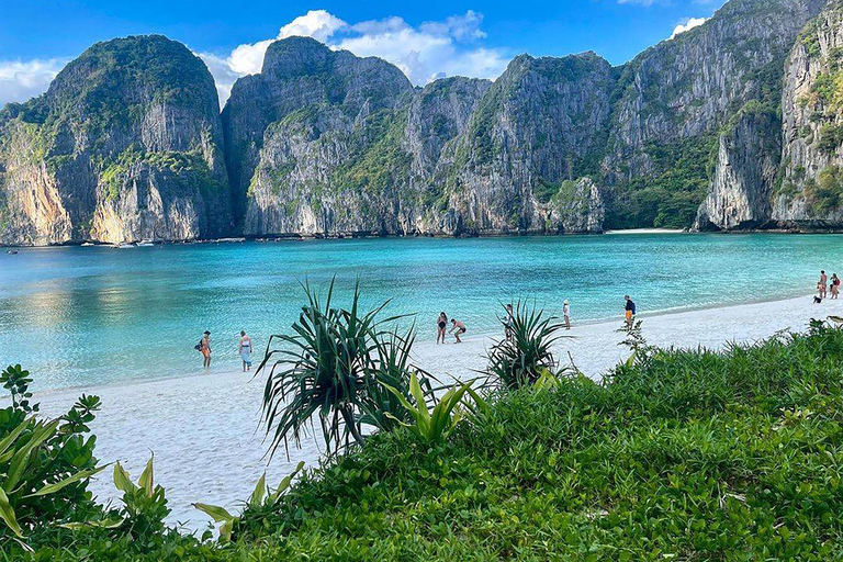 Desde Phuket: Excursión en lancha rápida por las islas Phi Phi y Khai