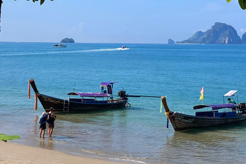 Krabi: Unieke privévaart met tijgergrot tempel &amp; cafés