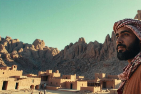 Moses Mountain &amp; Saint Catherine from Dahab