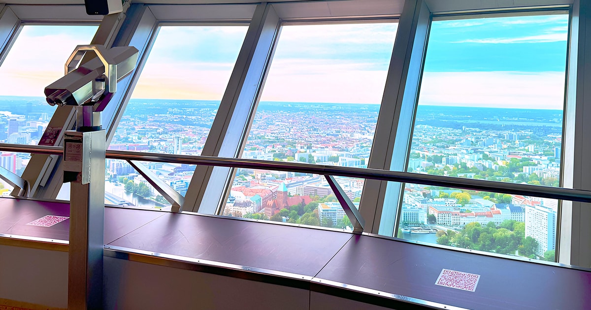 4523 マイセン/ベルリンの風景　テレビ塔　φ約26cm 4523 マイセン/ベルリンの風景 テレビ塔 φ約26cm