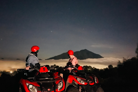Bali: Mount Batur Sunrise ATV Ride & Rafting Adventure Tandem ATV Sunrise & Rafting with Round Trip Transfer