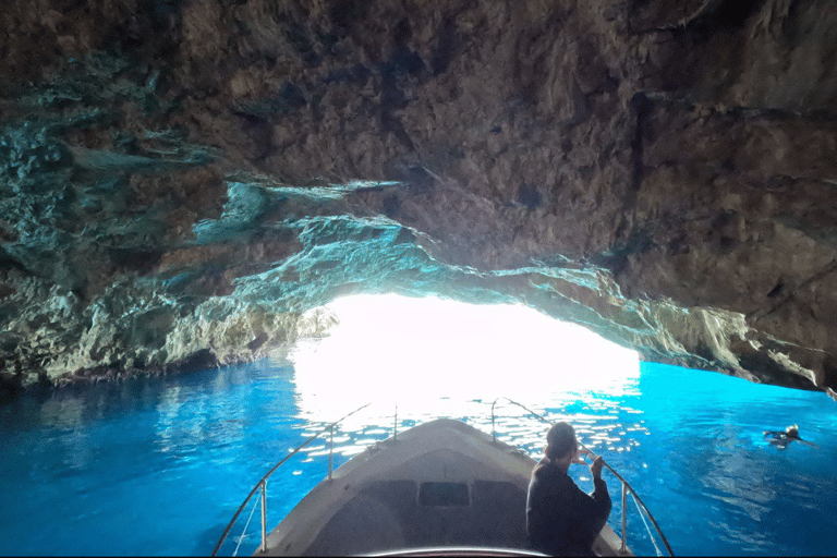 Bateau rapide privé de 3 heures Our Lady of the Rock & Blue CaveBateau rapide privé 3 heures Our Lady of the Rock & Blue Cave