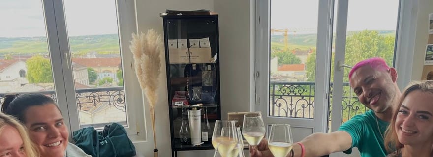 Épernay : dégustation atypique de champagne avec une vue imprenable.