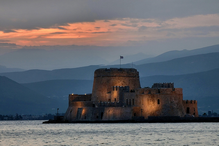 From Athens: Ancient Corinth & Nafplio Guided Day Trip Excursion without entrance tickets