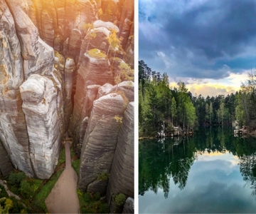 Da Breslavia: Visita della città rocciosa di Adršpach con autista privato