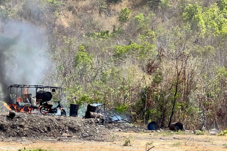 Kambodscha Schießen RPG Raketenwerfer Phnom Penh