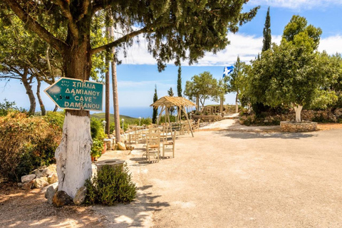 Zakynthos: Passeio ao pôr do sol nas cavernas de Agalas e no mirante de MyzithresZakynthos: excursão ao pôr do sol nas cavernas de Agalas e no mirante de Myzithres