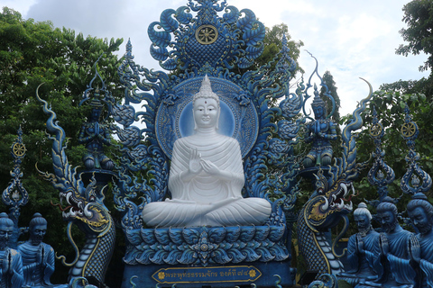 From Chiang Mai: Chiang Rai's White, Blue & Red Temples Tour