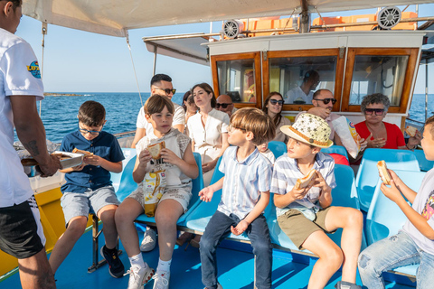 Malta: Passeio de barco em Marsaskala Luzzu com a piscina de São PedroMalta: Passeio de barco por Marsaskala Luzzu com St. Peter&#039;s Pool