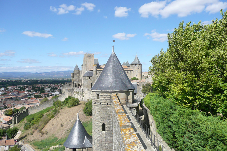 Van Toulouse Cite de carcassonne en wijnproeverij