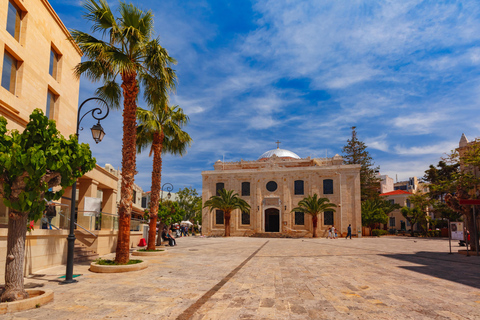 Dal porto di Heraklion: tour a terra dei punti salienti e del Palazzo di CnossoTour privato di un giorno intero del Palazzo di Cnosso e della città di Heraklion