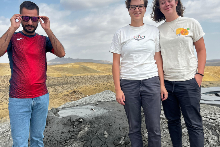 From Baku: Gobustan UNESCO Site & Mud Volcanoes Day Trip GROUP Gobustan & Mud Volcanoes