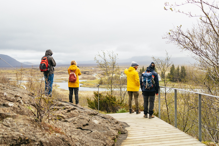 Van Reykjavik: bustour Gouden Cirkel & Blue Lagoon