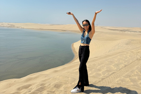 Desert Safari Qatar Camel Sandbording sunrise/sunset tour