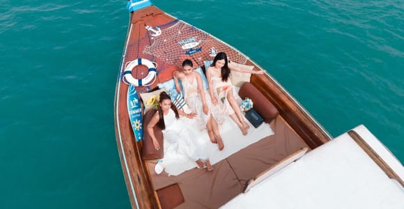 Krabi: Private Luxury Longtail Boat Trip to Hong Islands