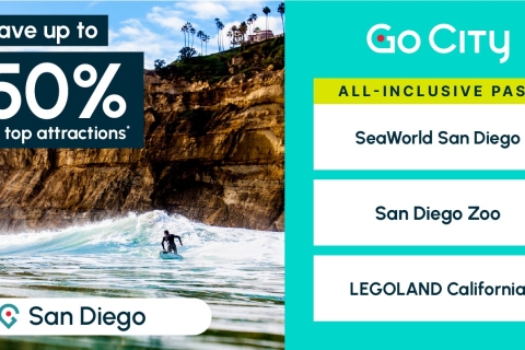 San Diego: Go City All-Inclusive Pass mit 55 Attraktionen1-Tages-Pass
