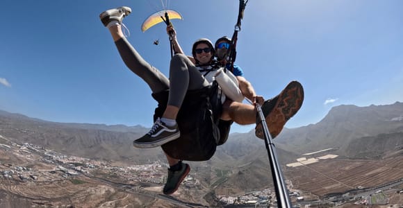 Tenerife: Tandem Paragliding in Adeje with hotel transfer