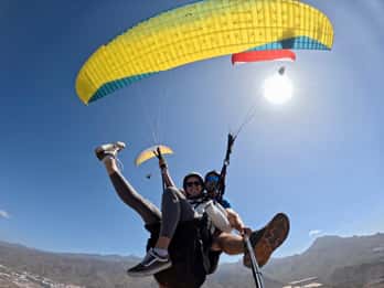 Costa Adeje: Experiencia de Parapente Biplaza con servicio de recogida del hotel