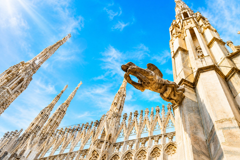 Milan: Duomo & Rooftops Guided Tour with Lift Ticket English Guided Tour-Afternoon