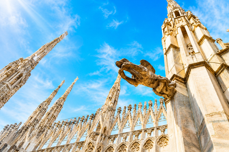 Milan: Duomo & Rooftops Guided Tour with Lift Ticket English Guided Tour-Afternoon