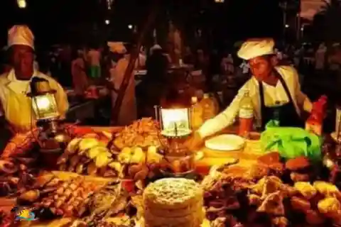 Zanzibar : visite nocturne du marché alimentaire de Stone Town