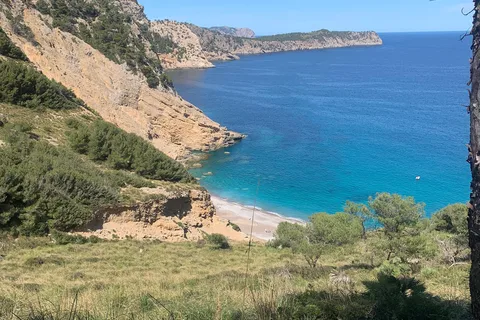 Mallorca: privat kajak guidad tur med lunch Calo del Moro