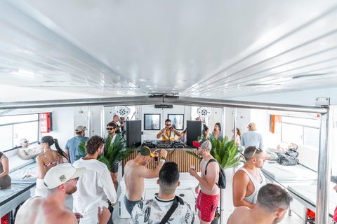 Ibiza: Boat Party with VIP Beds, Drinks, DJs, Saxophonist and Paella Basic Ticket