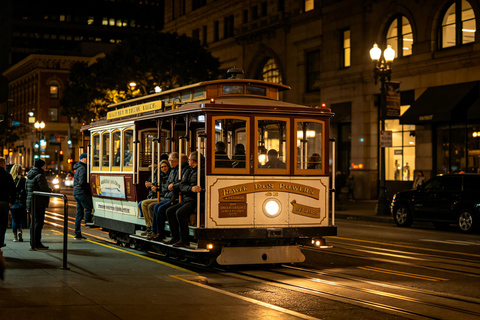 San Francisco Cable Car Night: Hills, Lights & City Stories