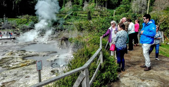 Furnas: Experience of hotsprings, Botanical Gardens, Lake